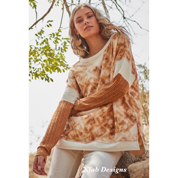 ❤️LAST! Boho Contrast Detail Aztec Print Top! - Picture 6 of 10